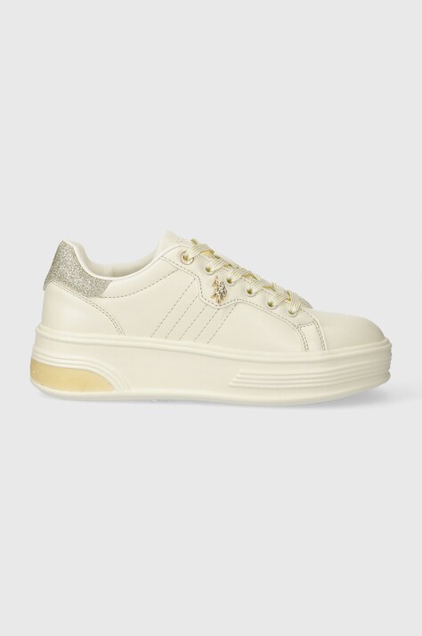 U.S. Polo Assn. sneakers ASUKA culoarea bej, ASUKA001W 4LY1