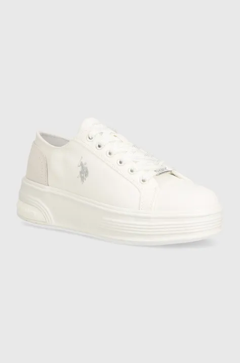 U.S. Polo Assn. sneakers ASUKA culoarea alb, ASUKA002W 4CS1
