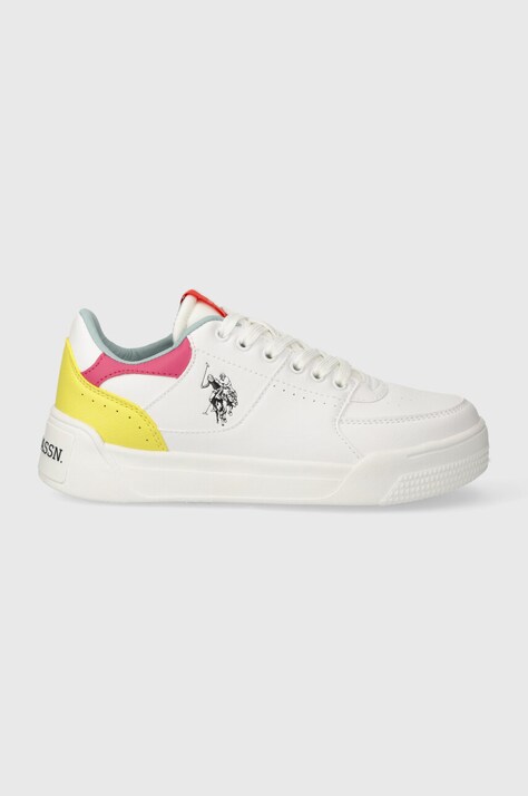 U.S. Polo Assn. sneakers NOLE culoarea alb, NOLE001W 4YN1