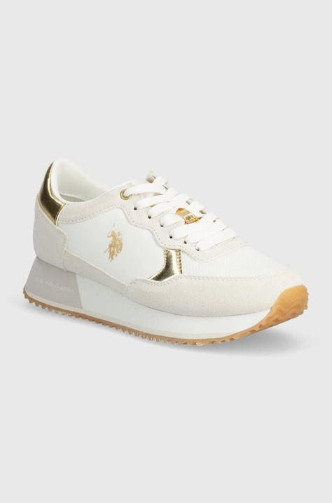 Tenisice U.S. Polo Assn. SACHA boja: bijela, SACHA002W 4ST1