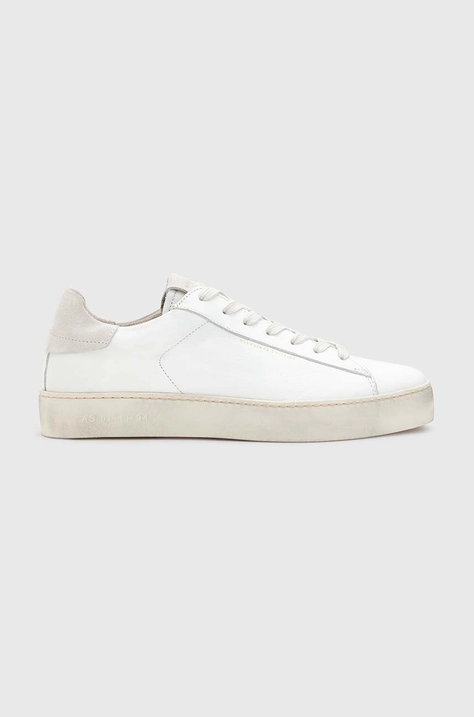 Kožené tenisky AllSaints Shana Sneaker biela farba, WF776Z