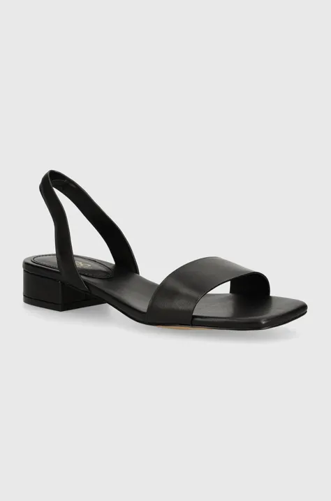 Kožne sandale Aldo Dorenna za žene, boja: crna, 13740417.Dorenna