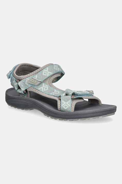 Sandály Jack Wolfskin Wave Breaker dámské, černá barva