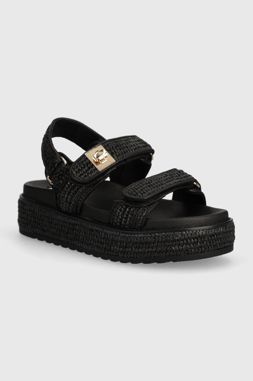 Сандали Steve Madden Bigmona в черно с платформа SM11003034