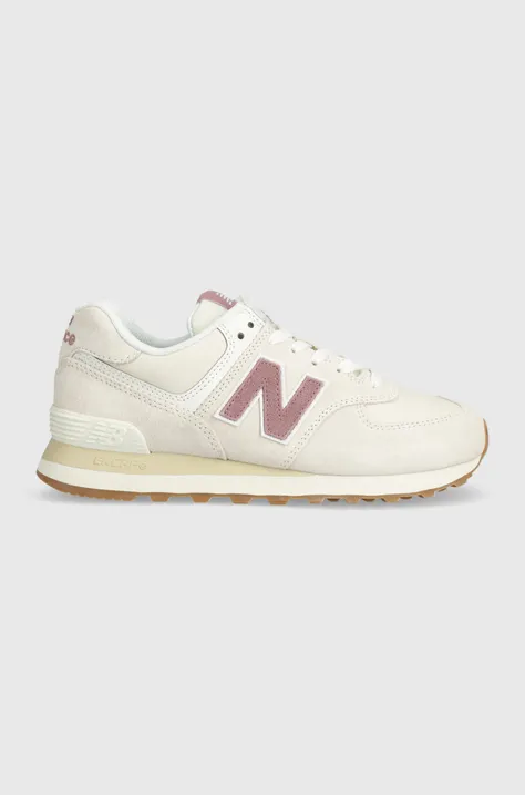New Balance sneakers 574 beige color WL574QC2