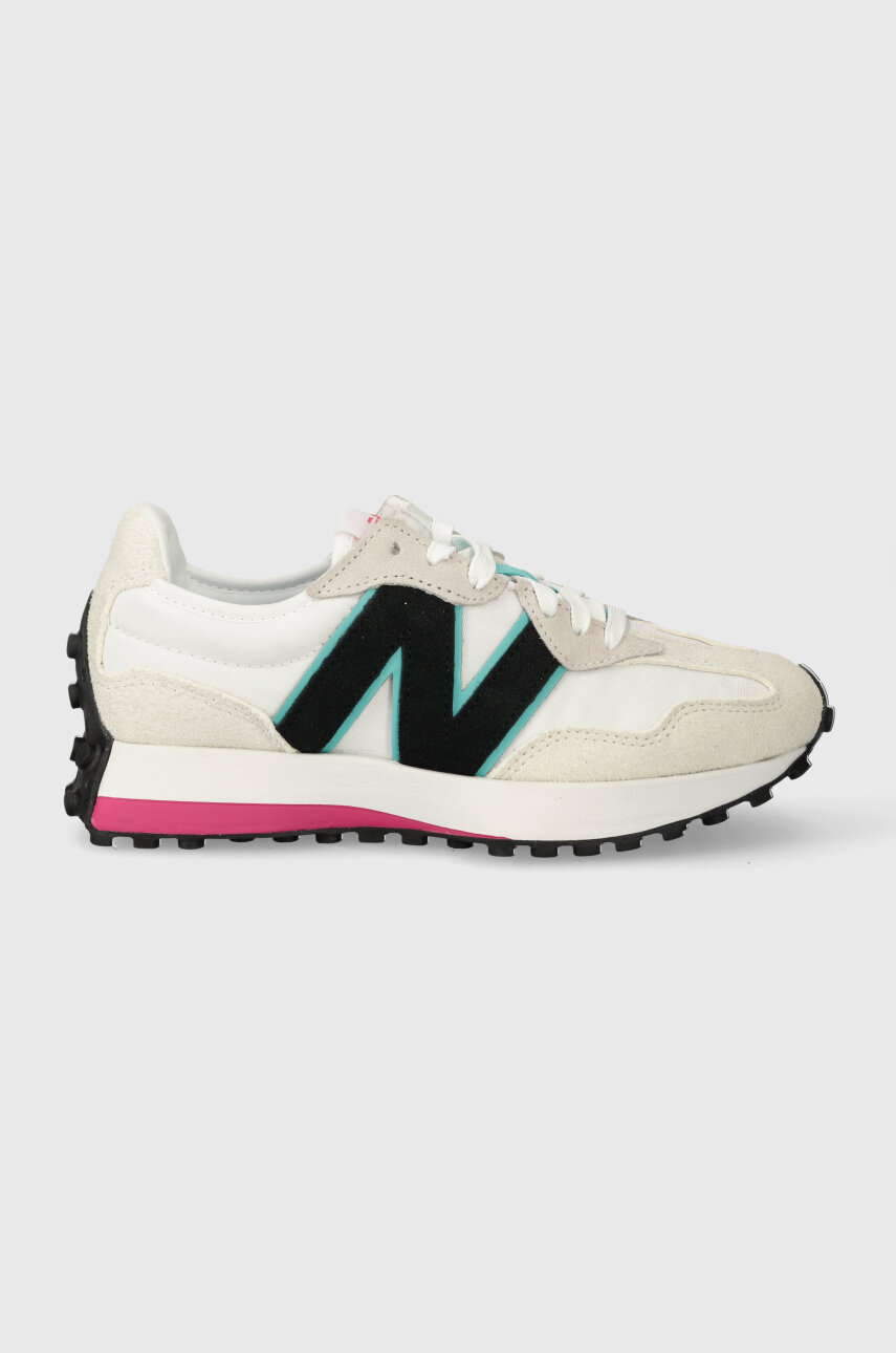 Αθλητικά New Balance 327 χρώμα: άσπρο, WS327NA