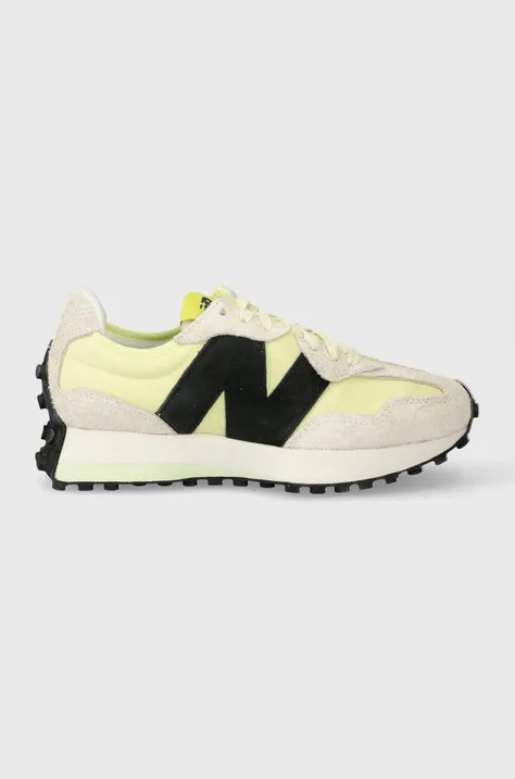 Αθλητικά New Balance 327 χρώμα: κίτρινο, WS327WG