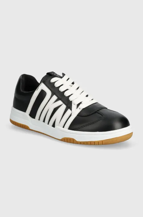 Δερμάτινα αθλητικά παπούτσια Dkny Betty χρώμα: μαύρο, K1421470