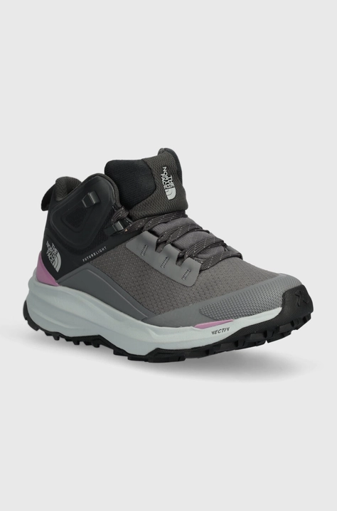 Черевики The North Face Vectiv Exploris 2 Mid Futurelight жіночі колір сірий NF0A7W6BSOU1