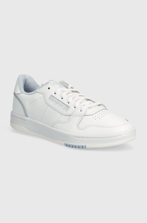 Шкіряні кросівки Reebok Classic Phase Court колір білий 100075018