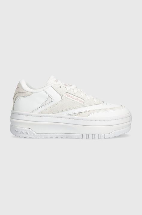 Δερμάτινα αθλητικά παπούτσια Reebok Classic CLUB C CLUB C χρώμα: άσπρο 100074261