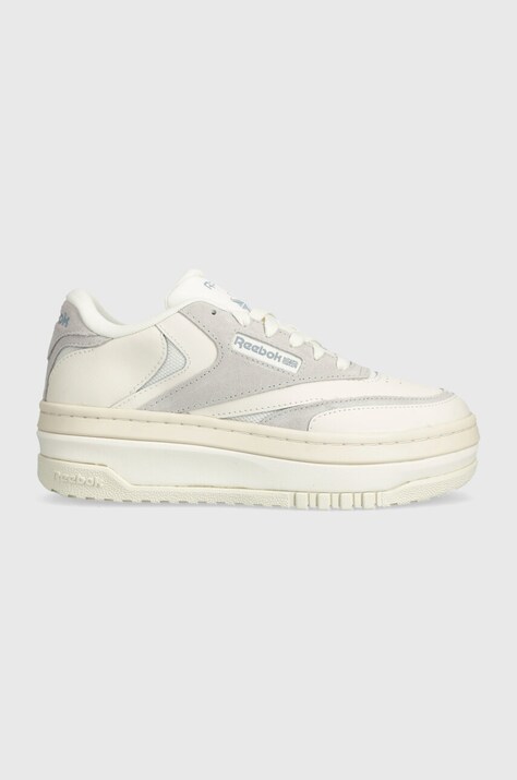 Reebok Classic sneakers din piele CLUB C culoarea bej
