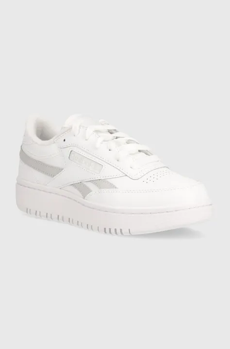 Reebok Classic sneakers din piele Club C culoarea alb, 100074269