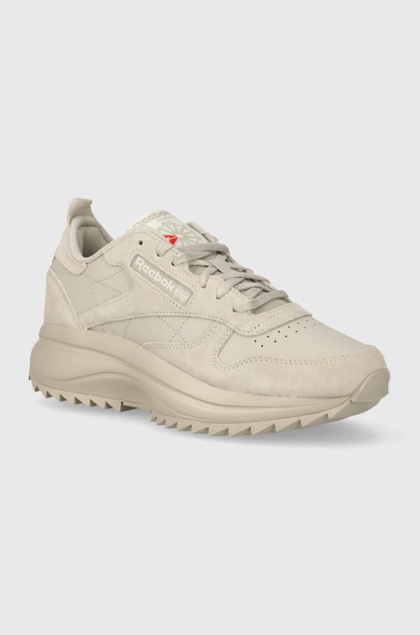 Кожаные кроссовки Reebok Classic Classic Leather цвет бежевый 100074381