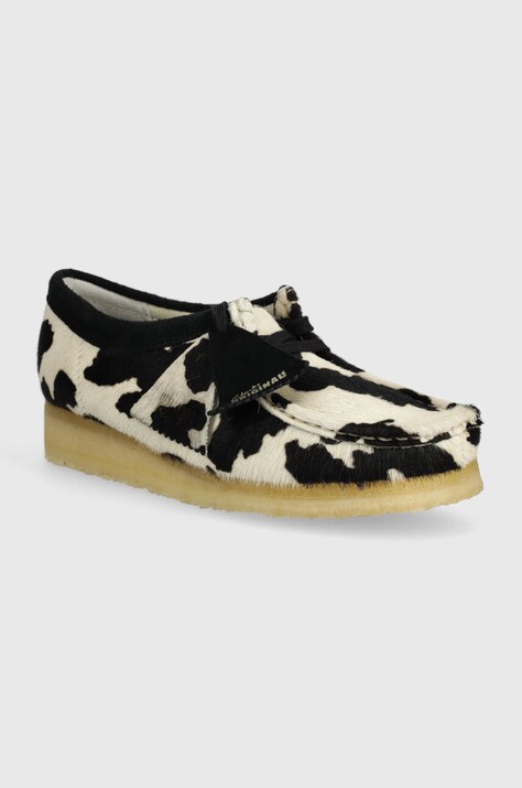 Clarks Originals shoes Wallabee women's white color 26175835