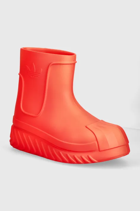 Gumáky adidas Originals Adifom Superstar Boot W dámske, oranžová farba, IE0392