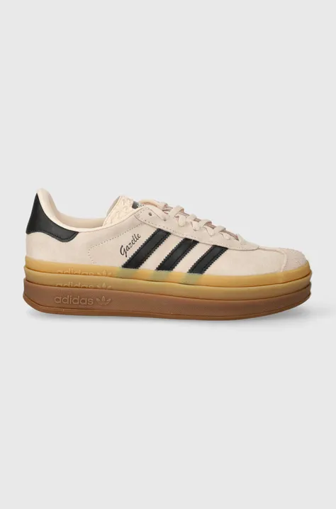 adidas Originals sneakers in camoscio Gazelle Bold W colore beige