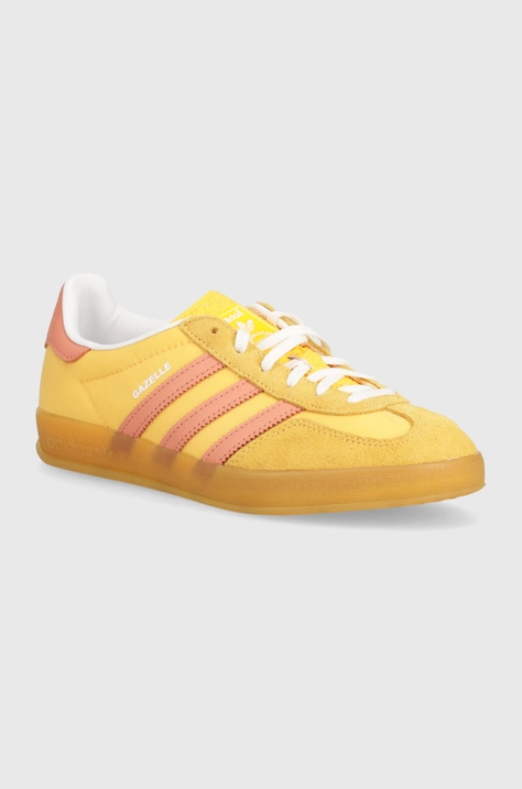 Маратонки adidas Originals Gazelle Indoor W в жълто IE2959