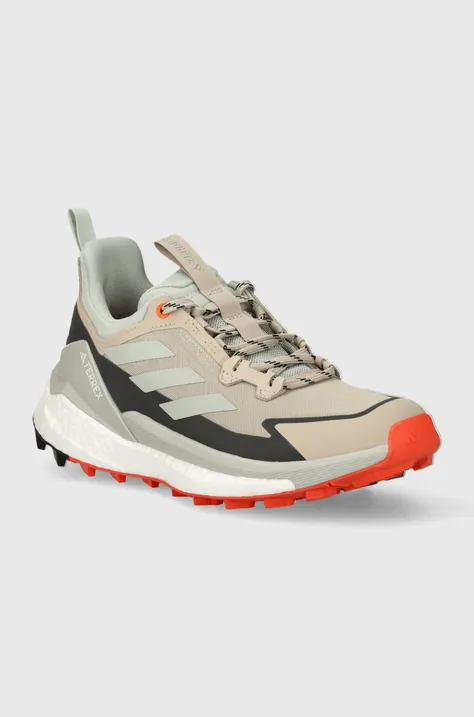 Παπούτσια adidas TERREX Free Hiker 2 Low W χρώμα: μπεζ, IE5121