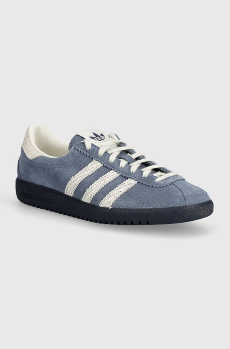 adidas Originals sneakers din piele intoarsă Bermuda W culoarea albastru marin, IF6558