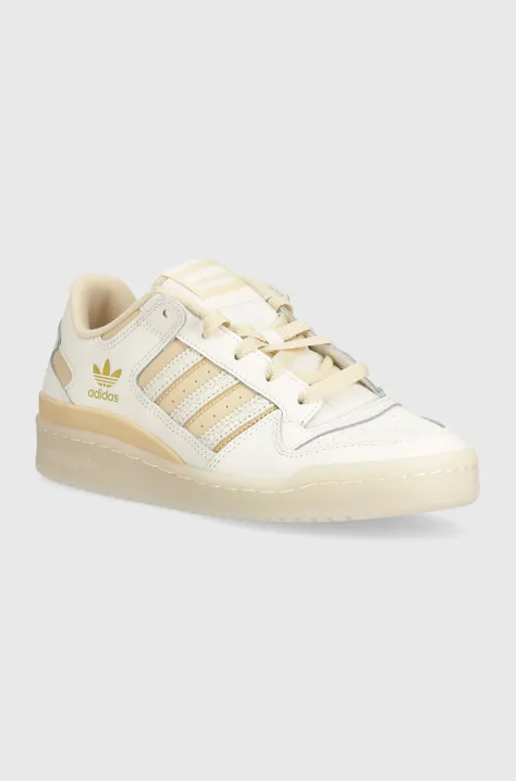adidas Originals leather sneakers Forum Low CL W beige color IG3688