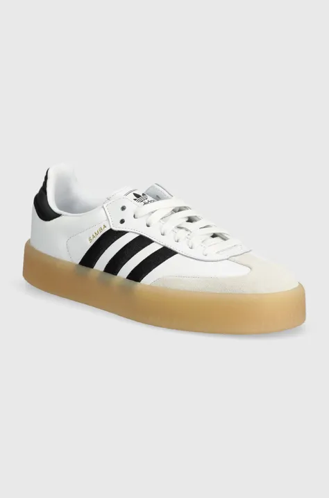 adidas Originals sneakersy skórzane Sambae W kolor biały IG5744