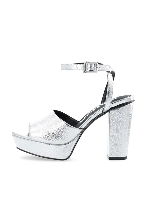 Sandály Bianco BIACARLY stříbrná barva, 11200701