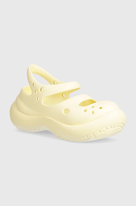 Sandály Crocs Phaedra dámské, béžová barva, na platformě, 209560
