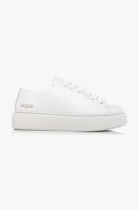 Kožené sneakers boty Vanda Novak Grace bílá barva