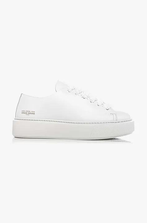 Δερμάτινα αθλητικά παπούτσια Vanda Novak Grace χρώμα: άσπρο