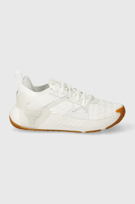 Αθλητικά παπούτσια Under Armour Project Rock 6 χρώμα: άσπρο
