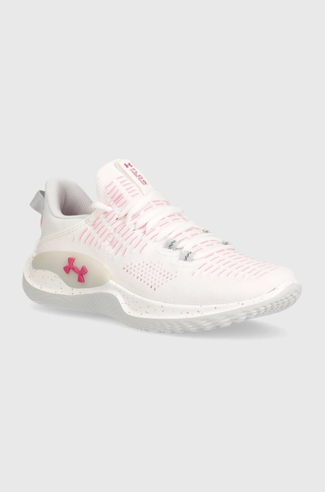 Under Armour buty treningowe Flow Dynamic IntelliKnit kolor biały