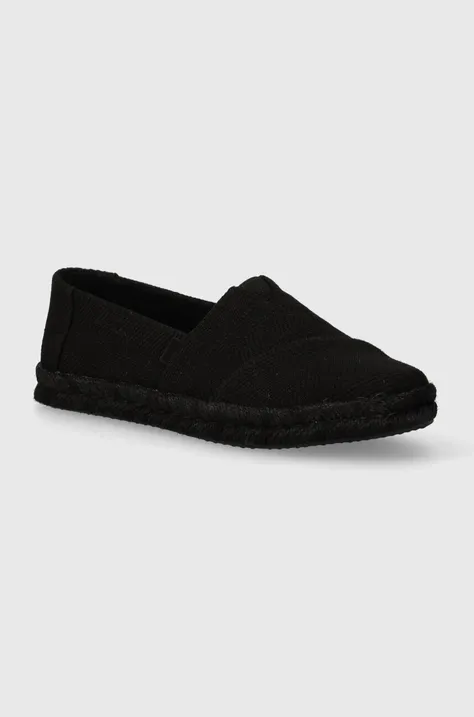 Toms espadrile Alpargata Rope 2.0 culoarea negru, 10020706