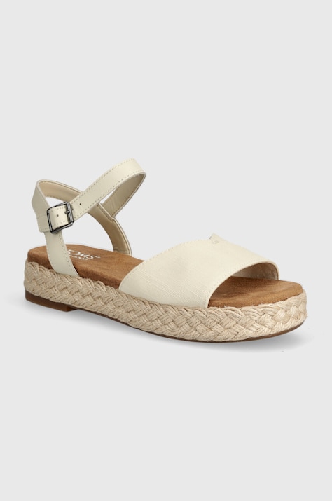 Σανδάλια Toms Abby χρώμα: μπεζ, 10020768