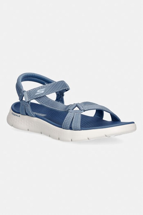 Skechers sandały damskie GO WALK FLEX niebieskie 141451