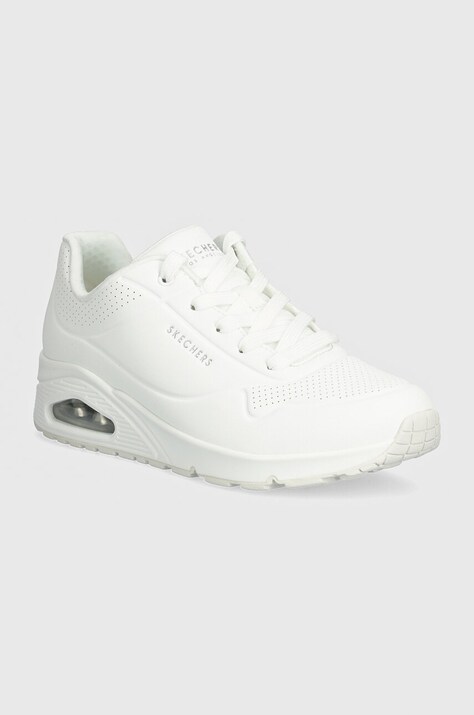 Skechers sneakers UNO culoarea alb