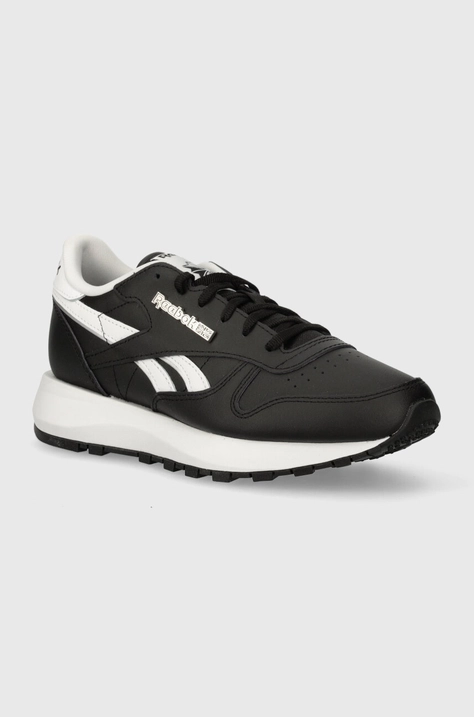 Usnjene superge Reebok Classic Classic Leather črna barva, 100074549