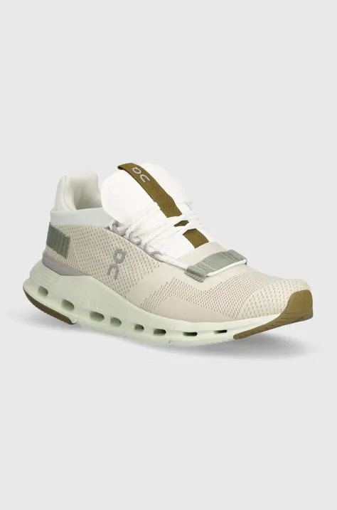 Παπούτσια για τρέξιμο On-running Cloudnova χρώμα: μπεζ, 2697885