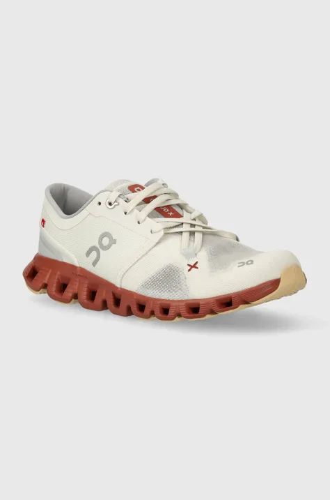 Tekaški čevlji On-running Cloud X 3 siva barva, 6097791
