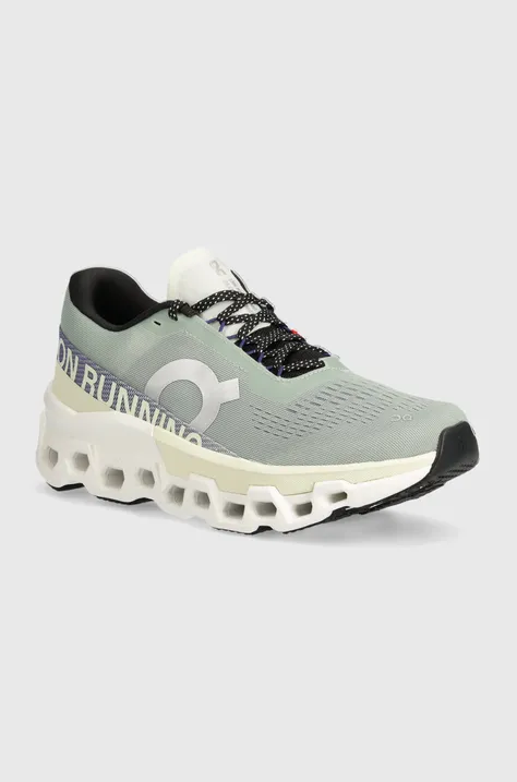Обувки за бягане ON running Cloudmonster 2 в зелено