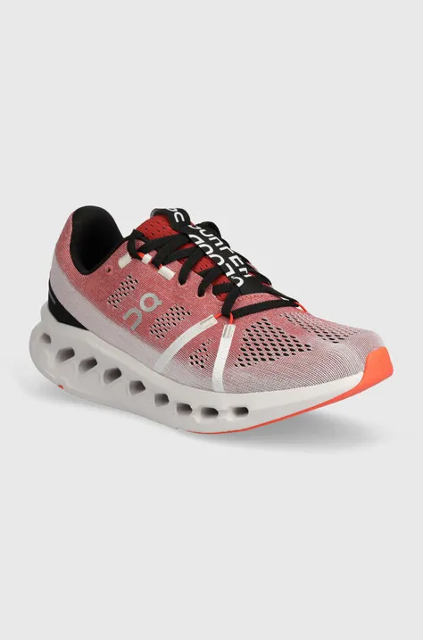 Bežecké topánky On-running Cloudsurfer červená farba