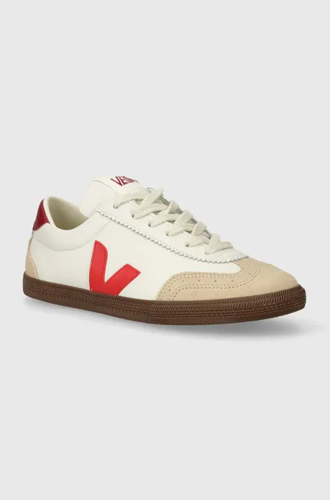 Veja leather plimsolls Volley women's white color VO2003533