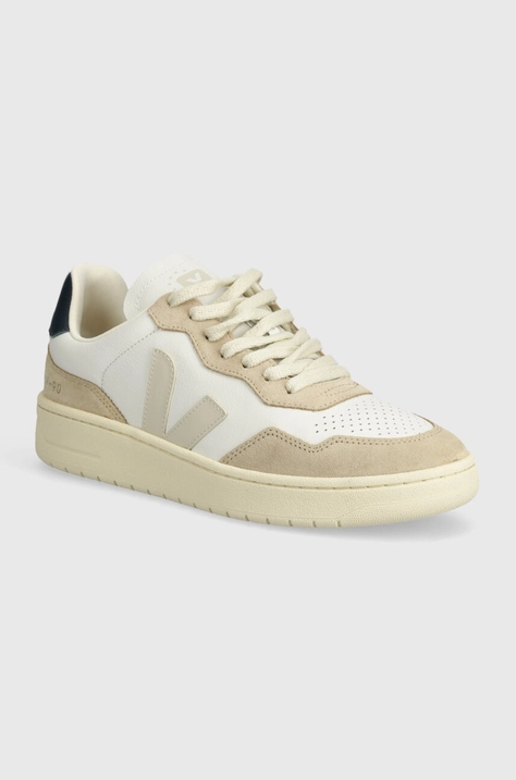 Veja sneakers din piele V-90 culoarea bej, VD2003461