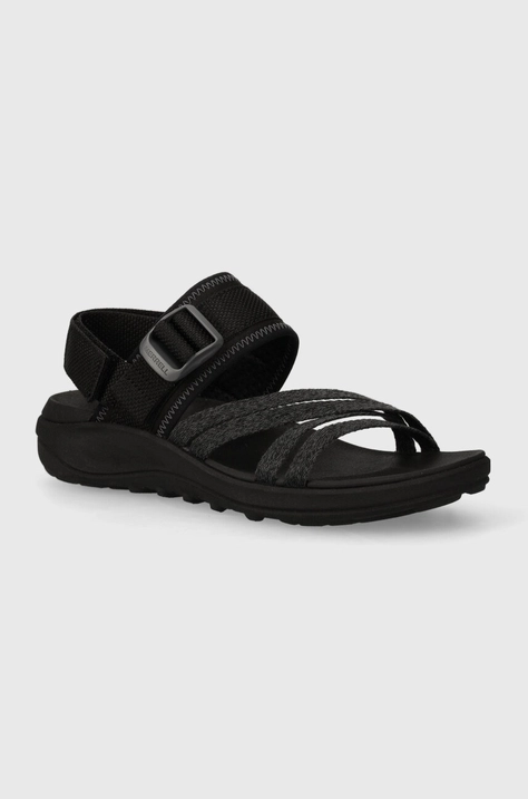 Σανδάλια Merrell DISTRICT 4 BACKSTRAP χρώμα: μαύρο, J006436