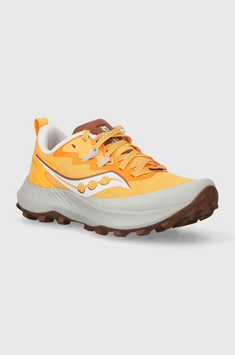 Bežecké topánky Saucony Peregrine 14 oranžová farba