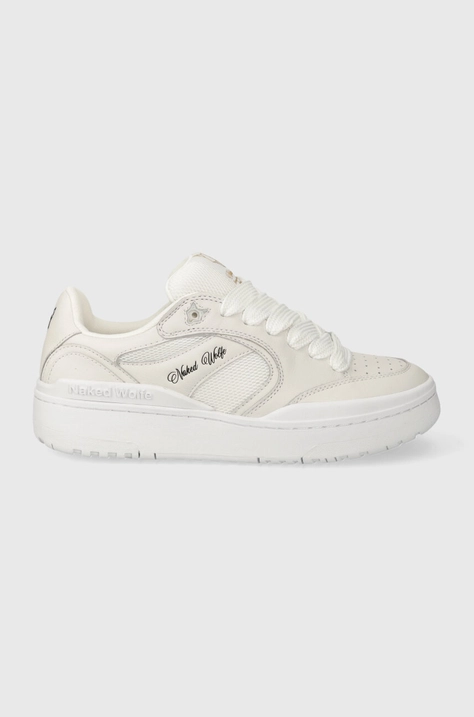 Naked Wolfe sneakers in pelle Ambition colore bianco