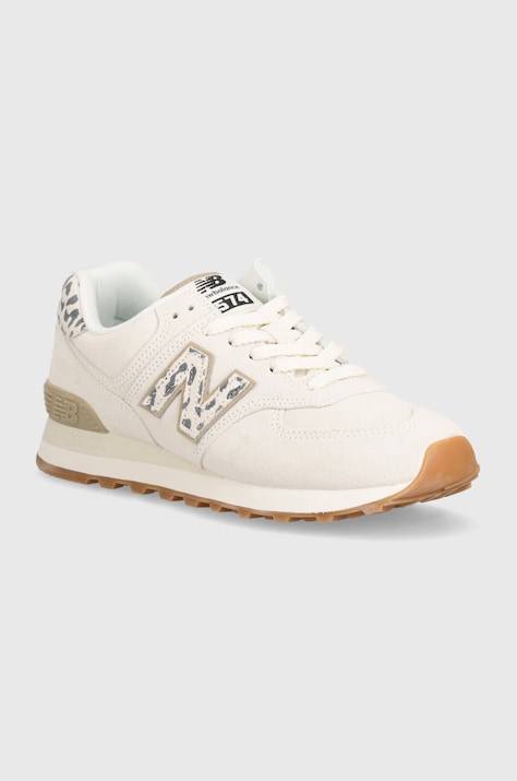 New Balance sneakersy zamszowe WL574XD2 kolor beżowy WL574XD2