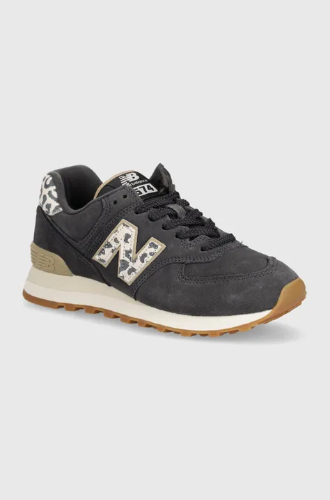 New Balance suede sneakers WL574XE2 gray color WL574XE2