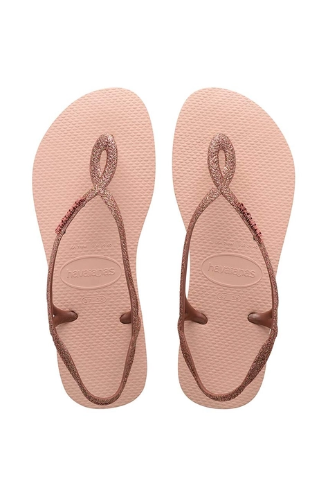 Havaianas sandale LUNA PREMIUM II femei, culoarea roz, 4146130.0076