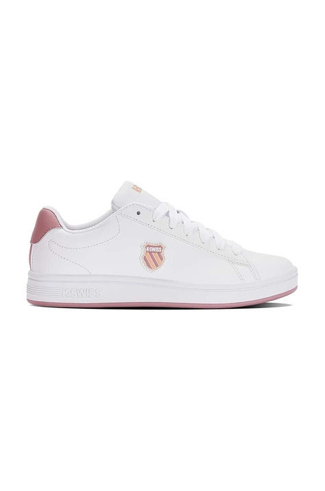 Usnjene superge K-Swiss COURT SHIELD bela barva